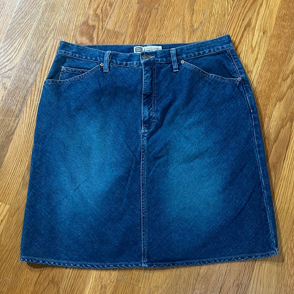 VTG Faded Glory Jean Skirt